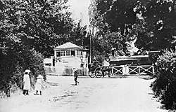 Bramley & Wonersh Station - Signal Box & Crossing Gates - c.1910