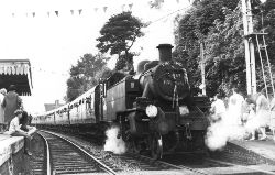 Bramley & Wonersh Station - The last scheduled 'up' train - 12th June 1965
