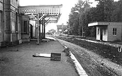 Bramley & Wonersh Station - 1966 - looking North