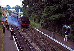 Cranleigh Station - last day of normal service - June 1965