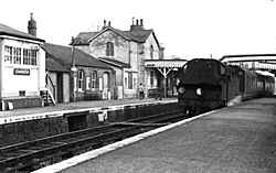 Cranleigh Station looking East - early 1960's