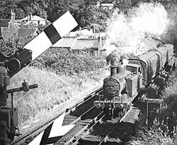The Portsmouth Line at St. Catherine's Hill in the early 1900's