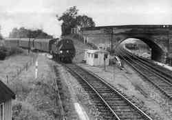 Peasmarsh Junction in the early 1960's - looking South