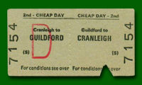 Train Ticket - Guildford to Cranleigh